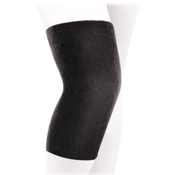 Бандаж на коленный сустав Экотен согревающий из собачьей шерсти ККС-Т2 черный
